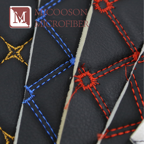 Quilting Automotive Cuero PVC Rexine Synthetic Leather
