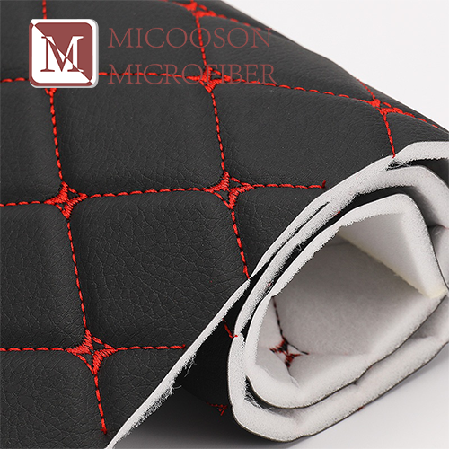 Embroidery PVC Leather with Sponge Roll for Car