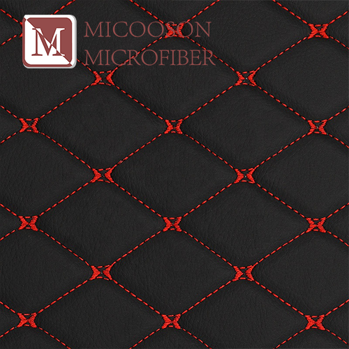 Embroidery PVC Leather with Sponge Roll for Car