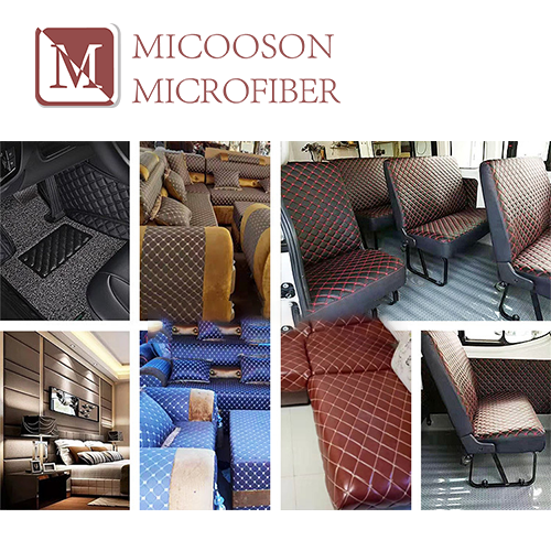 Embroidery PVC Leather with Sponge Roll for Car