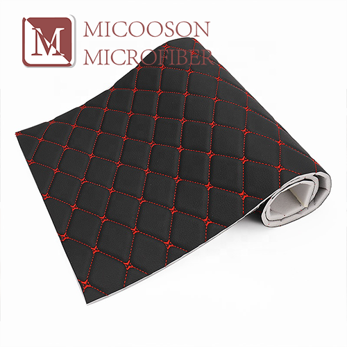 Embroidery PVC Leather with Sponge Roll for Car