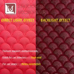 Quilt Embroidery Microfiber Leather for Car