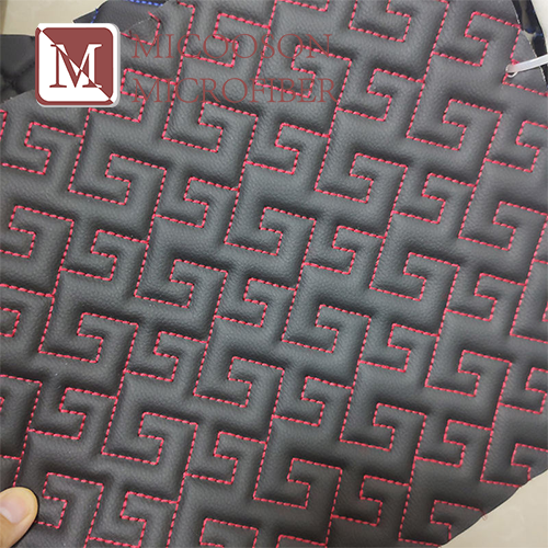 Embroidery Pvc Leather with Sponge for Car