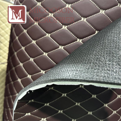 Quilted PVC Leather with Sponge