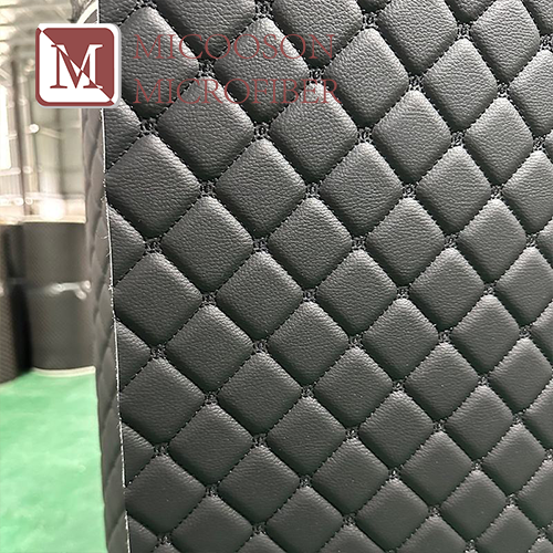 Quilted PVC Leather with Sponge
