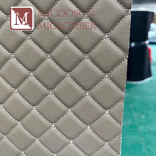 Quilted PVC Leather with Sponge