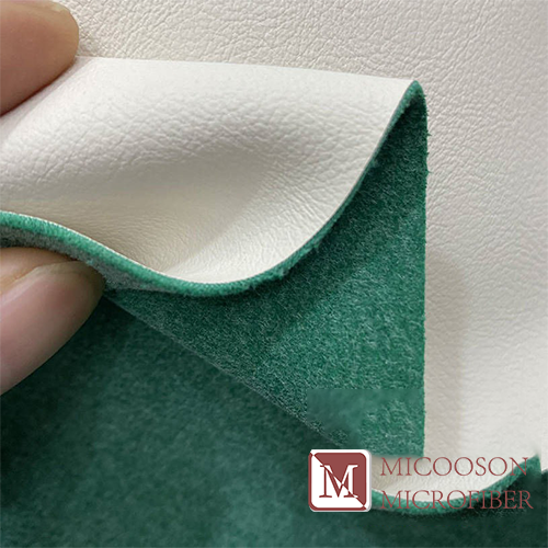 Breathable Double Side Color Faux Suede for Shoes Label Synthetic Leather