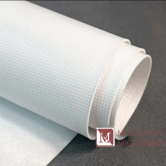 Can Be Embossed White Synthetic Suede Leather for shoe