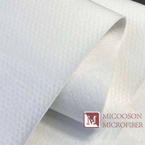 Can Be Embossed White Synthetic Suede Leather for shoe