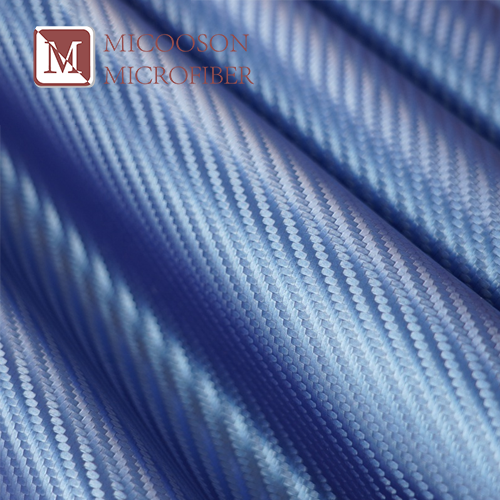 PU Artificial Carbon Fiber Microfiber Leather Durable Fabric