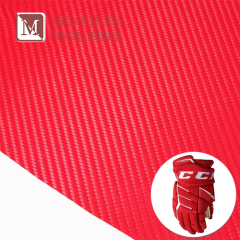 PU Artificial Carbon Fiber Microfiber Leather Durable Fabric