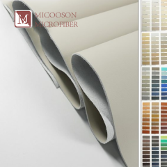 0.6mm Interior Faux PU Leather Microfiber Fabric