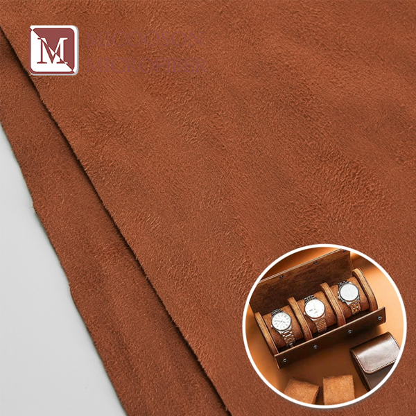 Artificial Microfiber Synthetic Leather Material Micro Suede Fabric