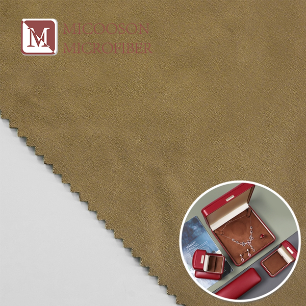 Micro Suede PU Leather Fabric Covering Material for Making Display Decoration