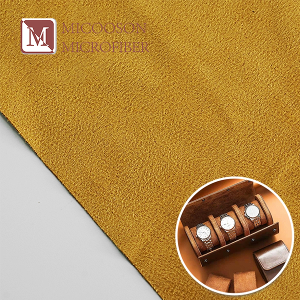 Micro Suede PU Leather Fabric Covering Material for Making Display Decoration