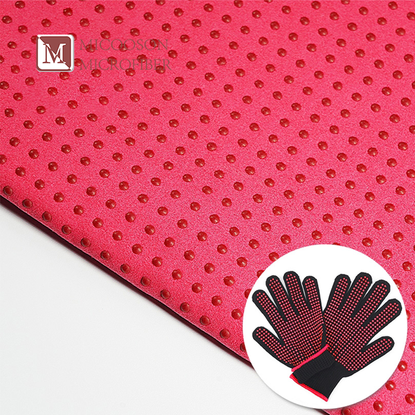 Cycling Glove Ultrasuede Synthetic Leather Material