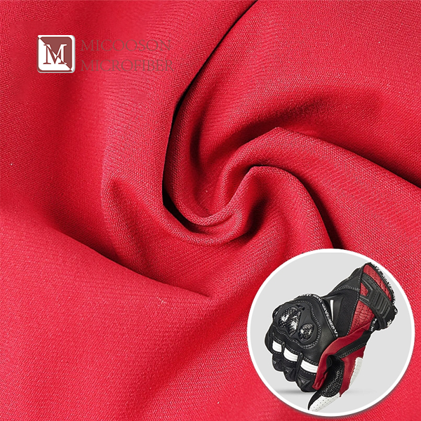 Microfiber suede leather for gloves