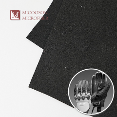 Microfiber suede leather for gloves