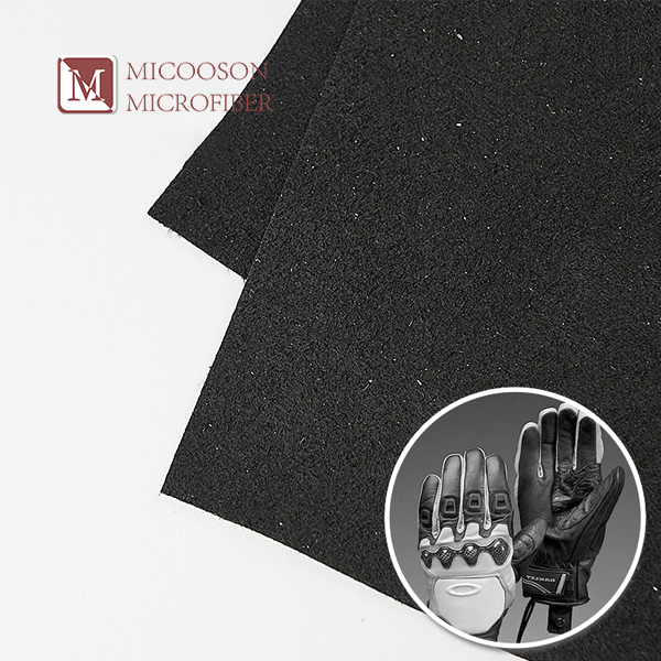 Microfiber suede leather for gloves
