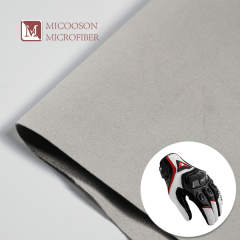 Microfiber suede leather for gloves