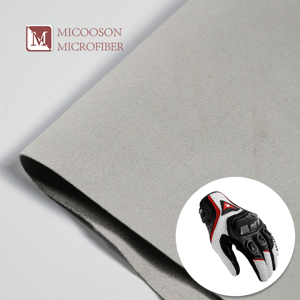 Microfiber suede leather for gloves