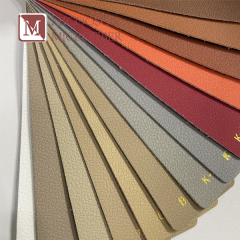 Litchi Grain Pu Microfiber Faux Leather Fabric