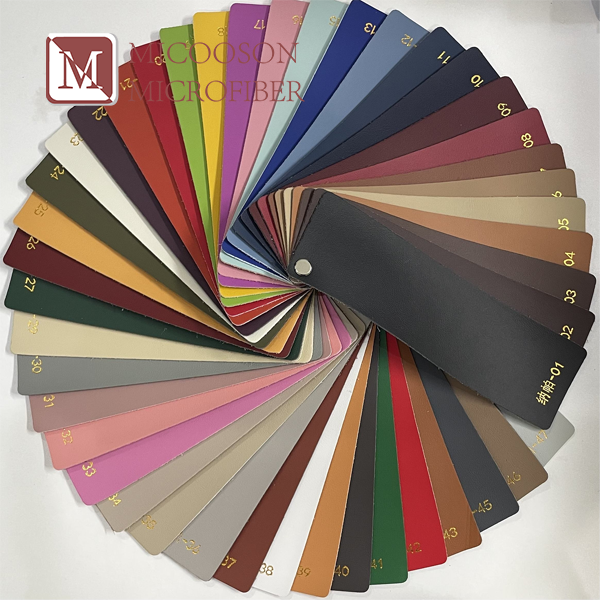 Napa Pu Microfiber Synthetic Leather in Stock for Car Interior