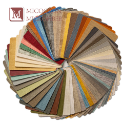 Leather Pvc Linen Textured Artificial Leather for Furniture