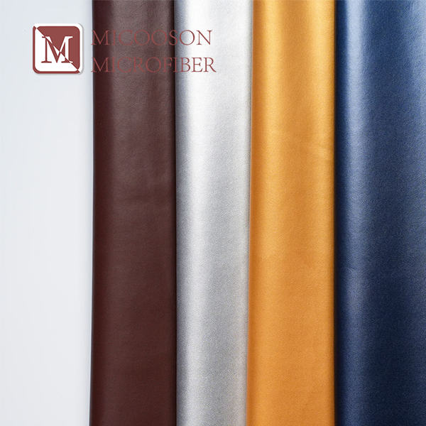 Embossed Napa PVC Microfiber Leather Roll