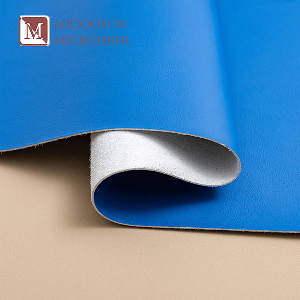 Eco-Friendly Embossed Microfiber Leather Fabric