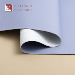 Eco-Friendly Embossed Microfiber Leather Fabric