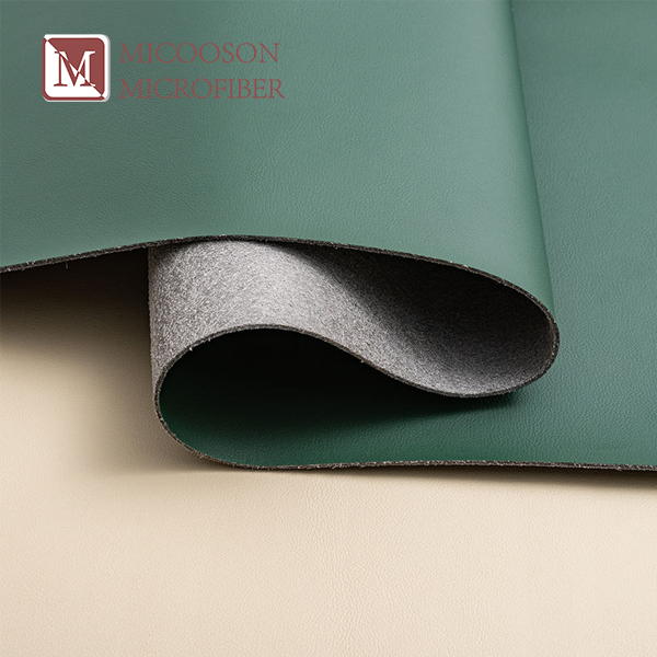 Eco-Friendly Embossed Microfiber Leather Fabric