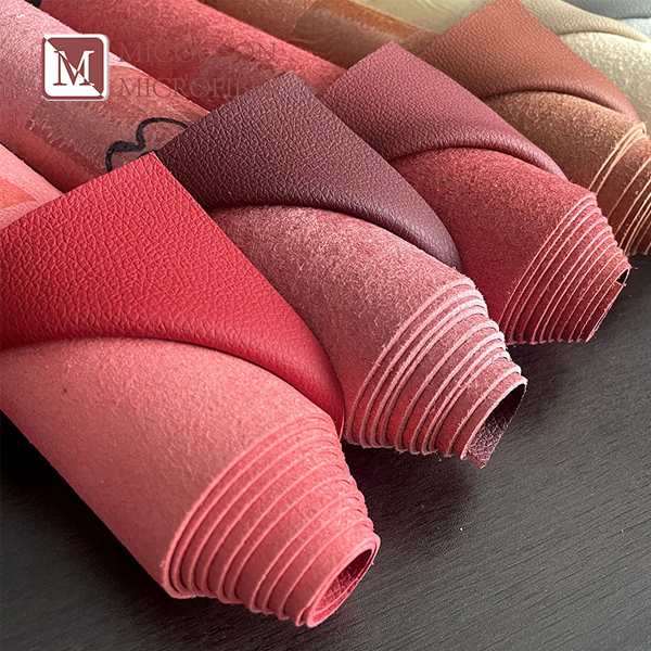 Wholesale Custom Microfiber Polyurethane Leather Fabric