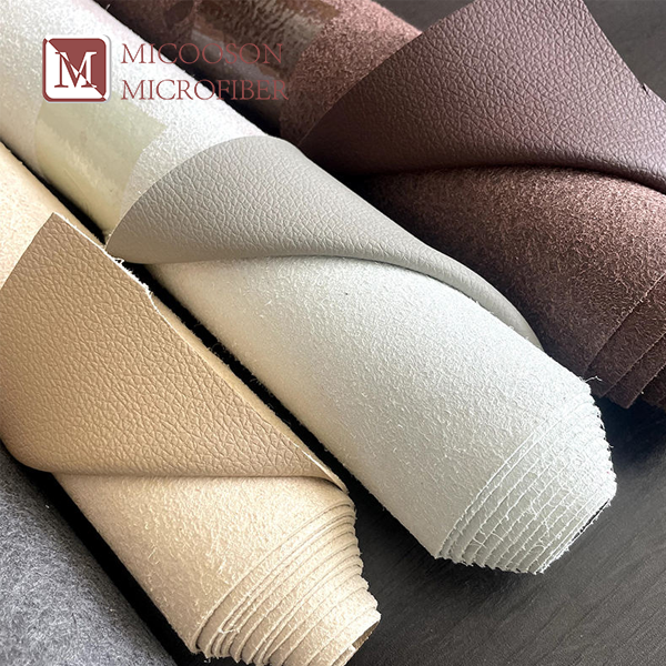 Wholesale Custom Microfiber Polyurethane Leather Fabric