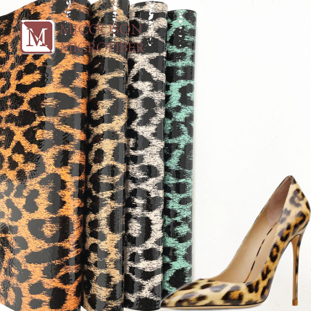 Animal Print Leopard Pu Synthetic Leather Film Imitation Leather