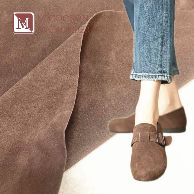 1.2MM Flocking Shoe Leather Suede Pu Synthetic Leather