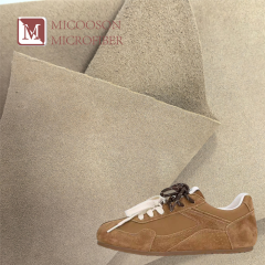 Leather Feel PU Synthetic Hydrolysis Leather for Shoe Upper