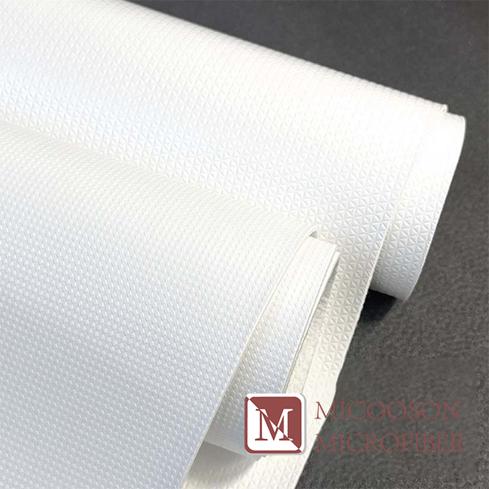 Scratch-Resistant White Synthetic Suede Leather for Football