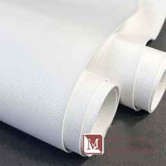 Scratch-Resistant White Synthetic Suede Leather for Football