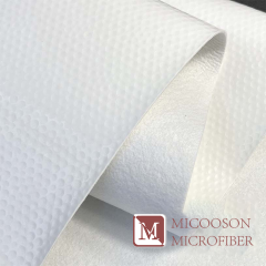 Can Be Embossed White Synthetic Suede Leather for Football