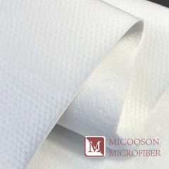 High End Eco-Friendly Faux Microfiber Leather for Football