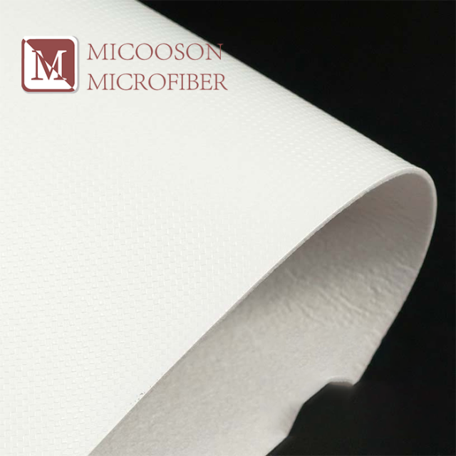 Longevity White Synthetic Leather for Football-Soft Elastic for Good Control