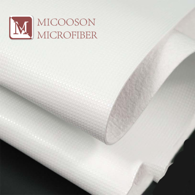 Longevity White Synthetic Leather for Football-Soft Elastic for Good Control