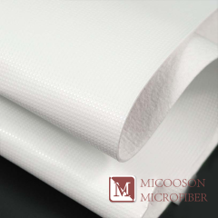 Water-Resistant White Synthetic Suede Leather for Football