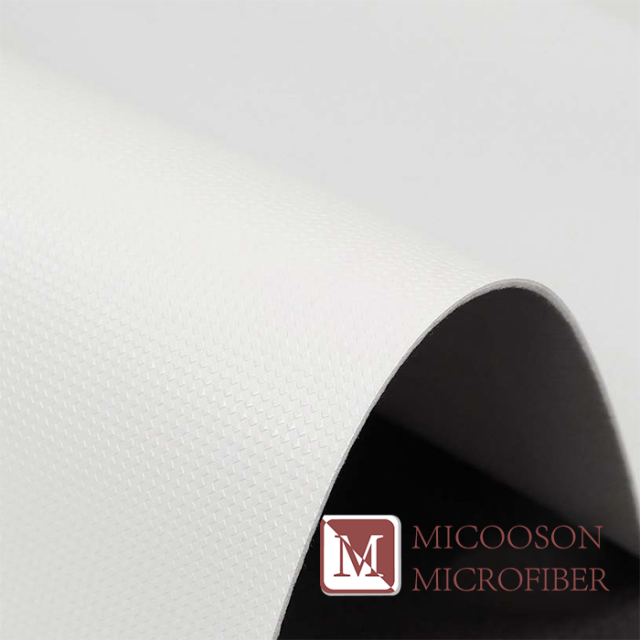 Water-Resistant White Synthetic Suede Leather for Football