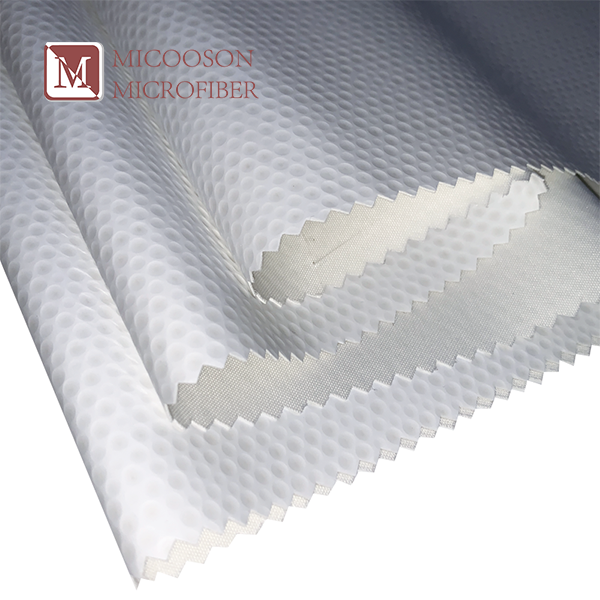 Easy Grabbing High Seaming Microfiber PU Football Leather Fabric Vegan Stretch Material