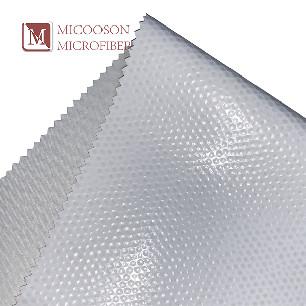 Easy Grabbing High Seaming Microfiber PU Football Leather Fabric Vegan Stretch Material