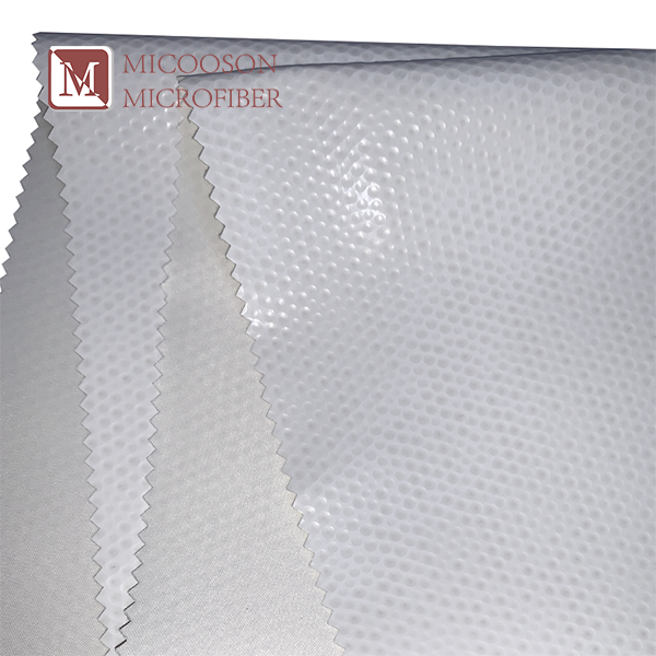 Easy Grabbing High Seaming Microfiber PU Football Leather Fabric Vegan Stretch Material