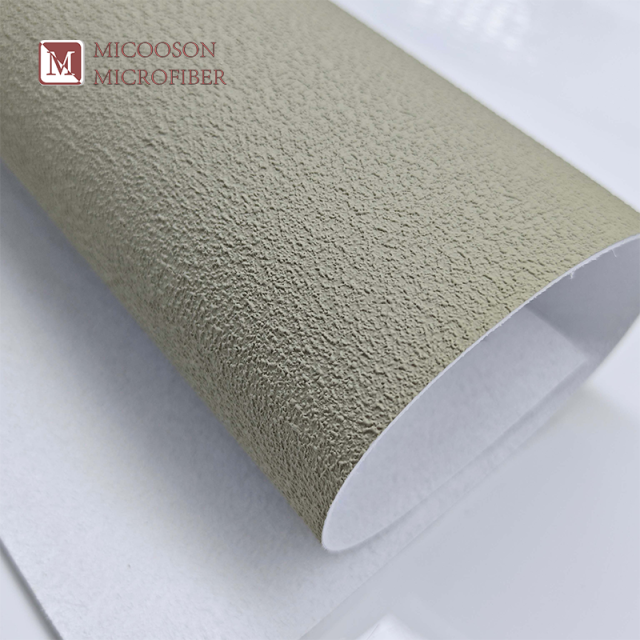 Microfiber Leather Upper Material for Safety Footwear