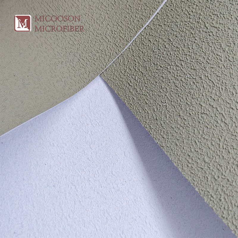 Microfiber Leather Upper Material for Safety Footwear